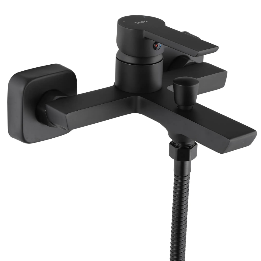 REA-B6407 - Set pentru cadă ARGUS, negru mat