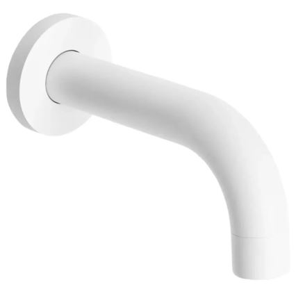 REA-B6440 - Set pentru cadă LUNGO cu baterie încastrată, alb mat