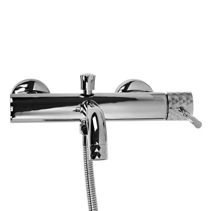 REA-B6447 - Set pentru cadă LUNGO DIAMOND, crom lucios