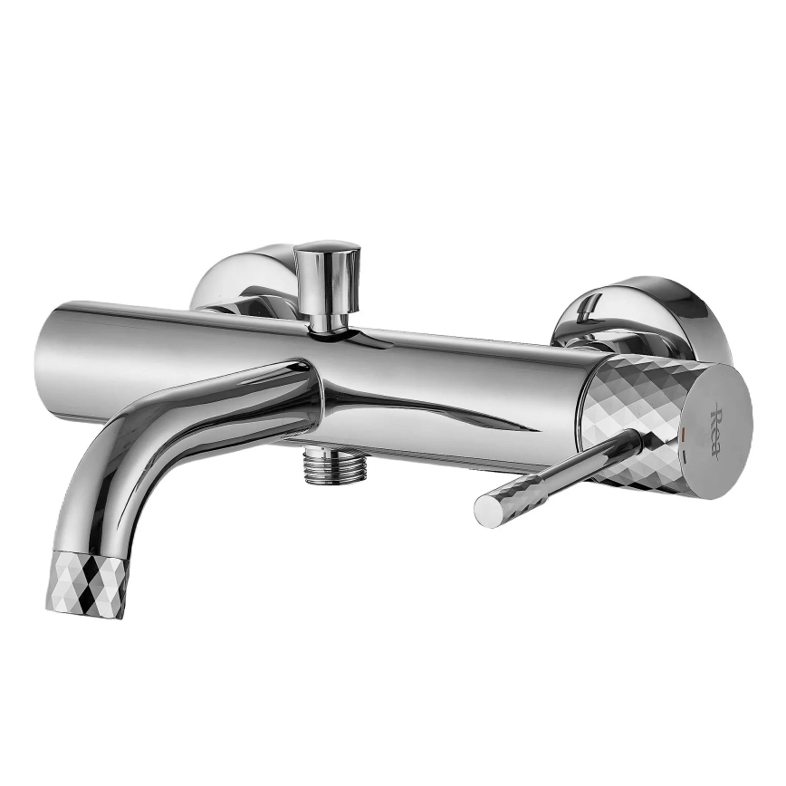 REA-B6447 - Set pentru cadă LUNGO DIAMOND, crom lucios