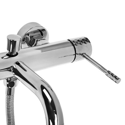 REA-B6447 - Set pentru cadă LUNGO DIAMOND, crom lucios