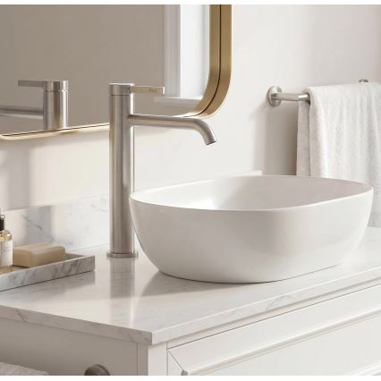 REA-B6538 - Baterie pentru lavoar RIVO 28 cm nichel