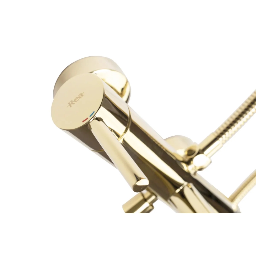 REA-B6635 - Set pentru cadă LUNGO, auriu