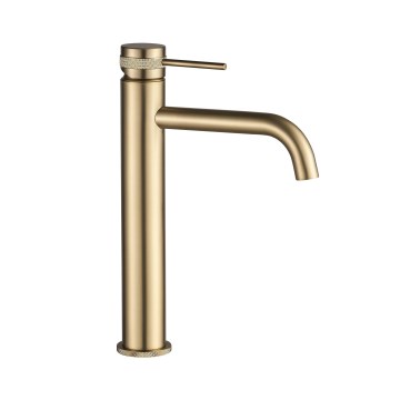 REA-B6896 - Baterie pentru lavoar LUNGO, 28 cm, auriu periat