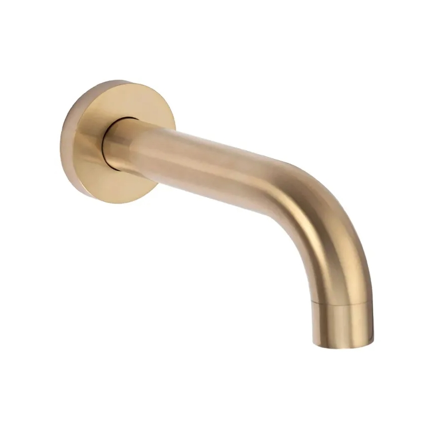 REA-B7503 - Set pentru cadă LUNGO cu baterie încastrată, auriu periat