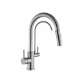 REA-B7563 - Baterie pentru chiuvetă cu duș extractibil și filtru ECO FRESH, 37,5 cm, nichel