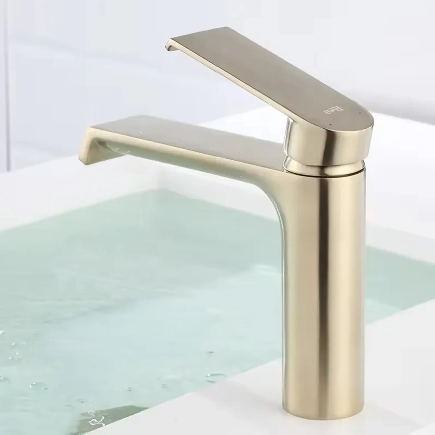 REA-B9969 - Baterie pentru lavoar HASS 15 cm, auriu periat