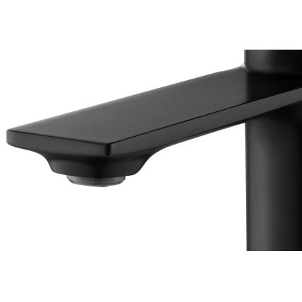 REA-B9987 - Baterie pentru lavoar STORM, 16,5 cm, negru/auriu