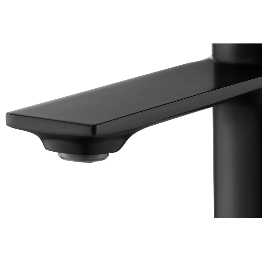 REA-B9987 - Baterie pentru lavoar STORM, 16,5 cm, negru/auriu