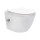 REA-C9701 - Vas WC suspendat CARLO LUX, ceramică/albă, cu duș bideu și capac WC