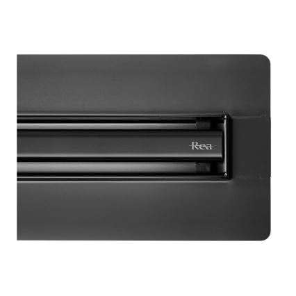 REA-G2710 - Rigolă de scurgere NEOX SLIM 80 cm oțel inoxidabil/negru