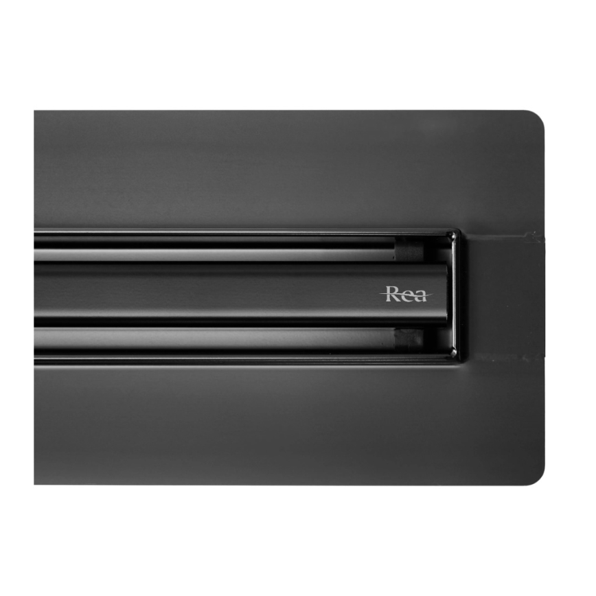 REA-G2710 - Rigolă de scurgere NEOX SLIM 80 cm oțel inoxidabil/negru