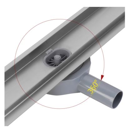REA-G5807 - Rigolă de scurgere NEOX PRO, 60 cm, oțel inoxidabil