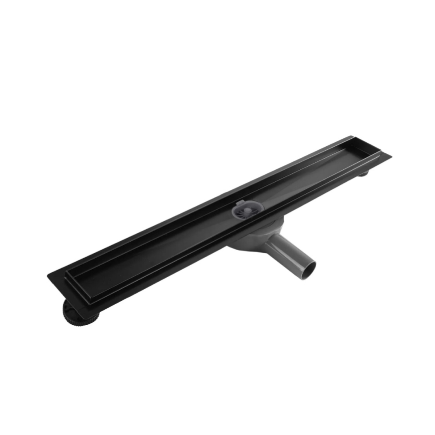 REA-G7802 - Rigolă de scurgere NEOX PRO 70 cm, oțel inoxidabil/negru