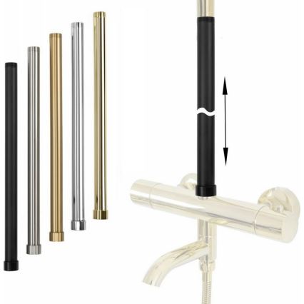 REA-K0891 - Bară de prelungire pentru set de duș/cadă, 51,5 cm, finisaj auriu periat