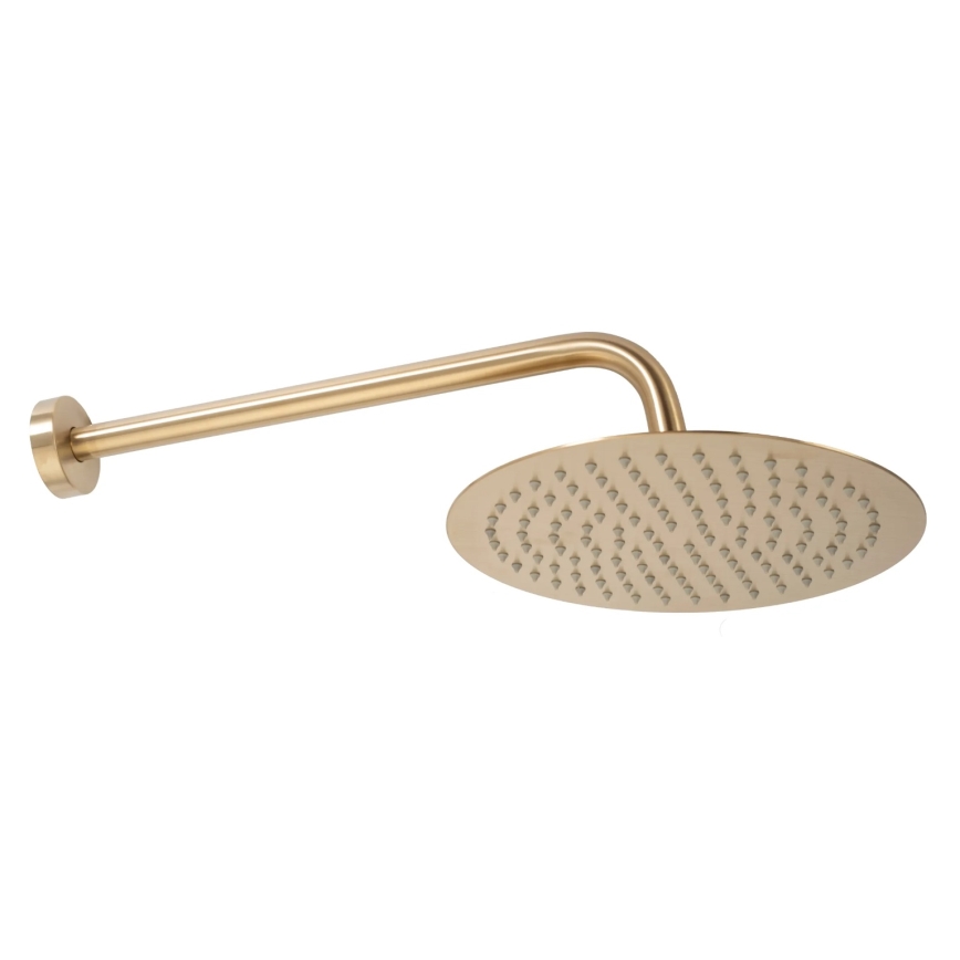 REA-P4160 - Set de duș LUNGO cu baterie încastrată, finisaj auriu periat