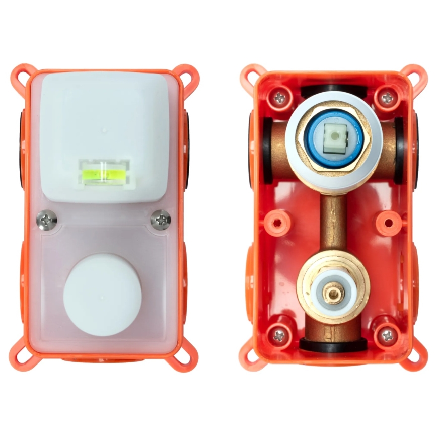 REA-P4160 - Set de duș LUNGO cu baterie încastrată, finisaj auriu periat