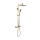 REA-P5004 - Set de duș TOM cu baterie termostatică, auriu periat