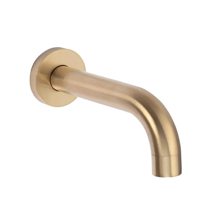 REA-P6609 - Set de duș LUNGO cu baterie termostatică încastrată, aur periat