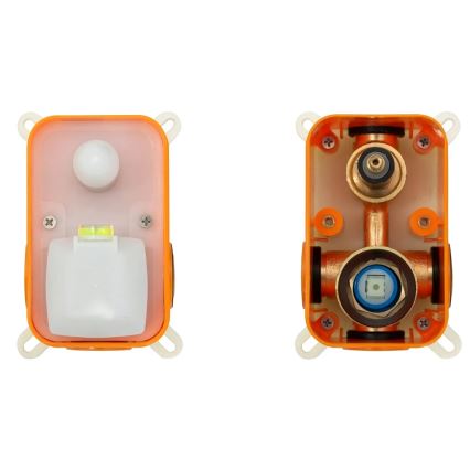 REA-P6609 - Set de duș LUNGO cu baterie termostatică încastrată, aur periat