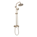 REA-P7051 - Set de duș cu baterie LUIS, auriu periat
