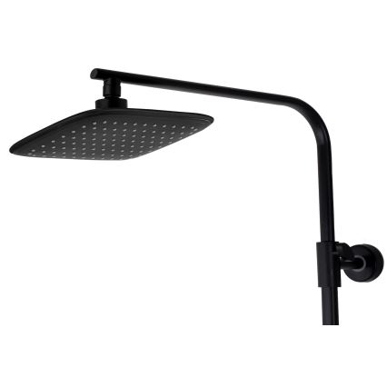 REA-P7101 - Set de duș cu baterie termostatică TOM, negru mat