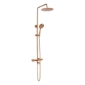 REA-P8807 - Set de duș LUNGO cu baterie termostatică, cupru periat