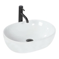 REA-U0416 - Lavoar pentru blat AMELIA 34,5 x 48 cm ceramică/alb lucios