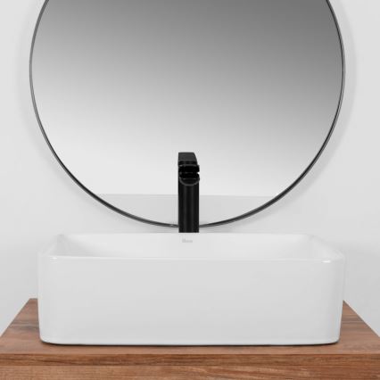 REA-U0669 - Lavoar pentru blat ANITA 37,5x48,5 cm ceramică/alb lucios