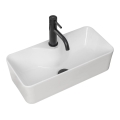 REA-U0699 - Lavoar pentru blat MERY 25x50,5 cm ceramică/alb lucios