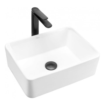 REA-U0952 - Lavoar pentru blat ANITA MINI 31x41 cm, ceramică, alb lucios