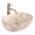 REA-U3000 - Lavoar pentru blat AMELIA 34,5x48 cm ceramică/bej/imitație de piatră