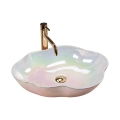 REA-U3309 - Lavoar de blat PEARL 38x50,5 cm ceramică/multicoloră