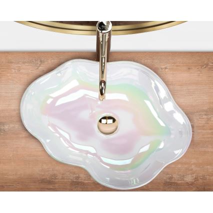 REA-U3309 - Lavoar de blat PEARL 38x50,5 cm ceramică/multicoloră
