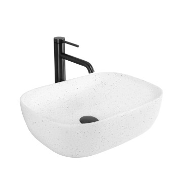 REA-U4001 - Lavoar BELINDA pentru blat, 33,5 x 46,5 cm, ceramică, alb mat