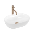 REA-U4330 - Lavoar pentru montaj pe blat AMELIA 31x45 cm, ceramică, alb lucios