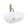 REA-U4330 - Lavoar pentru montaj pe blat AMELIA 31x45 cm, ceramică, alb lucios