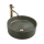 REA-U4567 - Lavoar pentru blat SAMI, Ø 37 cm, ceramică/verde mat