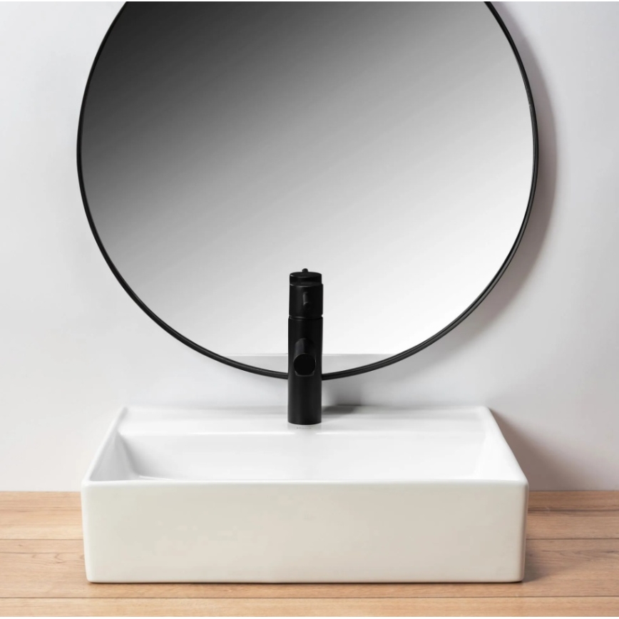 REA-U5000 - Lavoar VALERIA pentru blat 35,5x50,5 cm ceramică/alb lucios