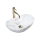REA-U5063 - Lavoar pentru blat ROYAL MINI 30 x 47 cm, ceramică albă cu aspect de piatră