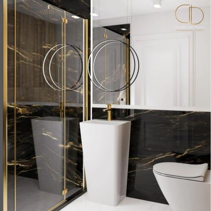 REA-U5637 - Lavoar independent ARIS 37,5 x 44 cm, ceramică, alb lucios