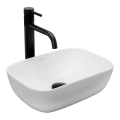 REA-U5667 - Lavoar pentru blat BELINDA MINI 25x36 cm ceramică/alb lucios