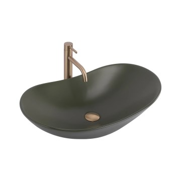 REA-U6372 - Lavoar ROYAL pentru blat 35,5x61,5 cm ceramică/măsliniu