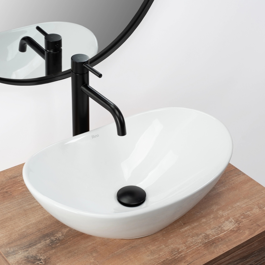 REA-U6507 - Lavoar pentru montaj pe blat ROYAL MINI 30x47 cm ceramică/alb