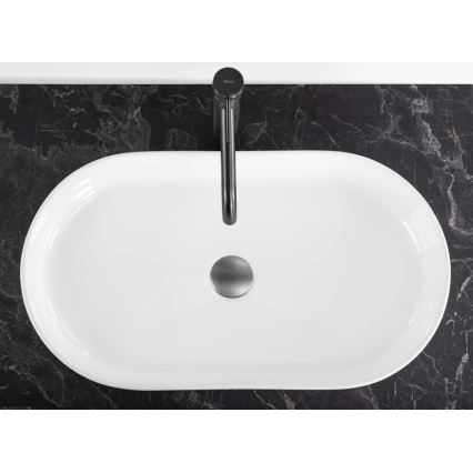 REA-U6526 - Lavoar pentru montaj pe blat VANDA 34x60 cm, ceramică, alb lucios