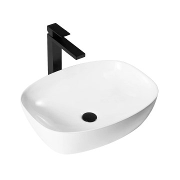 REA-U6616 - Lavoar FREJA pentru blat 39,5x51 cm ceramică/alb
