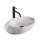 REA-U6651 - Lavoar pentru blat ROXY 31x49 cm ceramică/gri/imitație de piatră