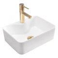 REA-U8196 - Lavoar pentru blat KELLY MINI 31x41 cm ceramică/alb lucios