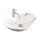 REA-U8548 - Lavoar pe blat ROYAL 36 x 60,5 cm, ceramică/decor marmură