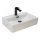 REA-U8701 - Lavoar pentru blat BONITA 36x51 cm, ceramică, alb lucios